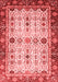 Abstract Red Modern Area Rugs