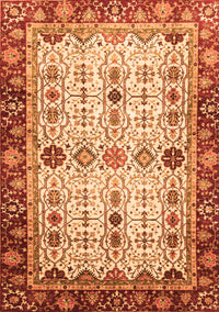 Abstract Orange Modern Rug, abs3086org