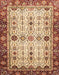 Abstract Yellow Modern Rug, abs3086