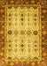 Abstract Yellow Modern Rug, abs3086yw