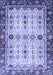 Machine Washable Abstract Blue Modern Rug, wshabs3086blu