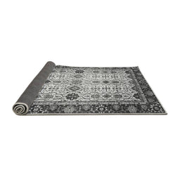 Sideview of Abstract Gray Modern Rug, abs3086gry