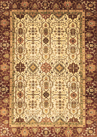 Abstract Brown Modern Rug, abs3086brn