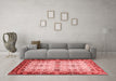 Modern Red Washable Rugs