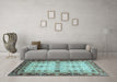 Machine Washable Abstract Light Blue Modern Rug in a Living Room, wshabs3086lblu