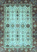 Abstract Light Blue Modern Rug, abs3086lblu