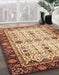 Machine Washable Abstract Yellow Rug in a Family Room, wshabs3086