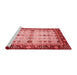 Modern Red Washable Rugs