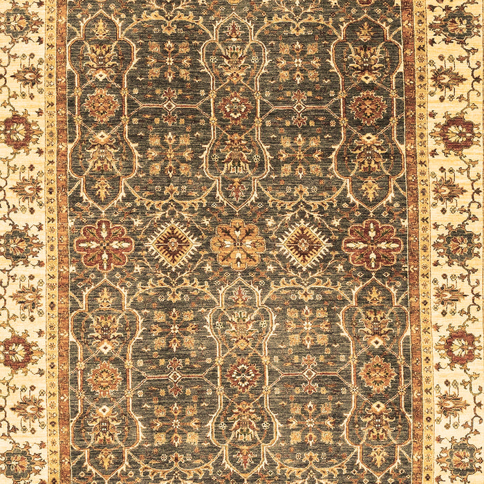 Machine Washable Abstract Brown Modern Rug, wshabs3087brn