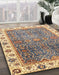 Machine Washable Abstract Yellow Rug in a Family Room, wshabs3087