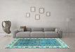 Machine Washable Abstract Light Blue Modern Rug in a Living Room, wshabs3087lblu