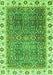 Abstract Green Modern Rug, abs3087grn