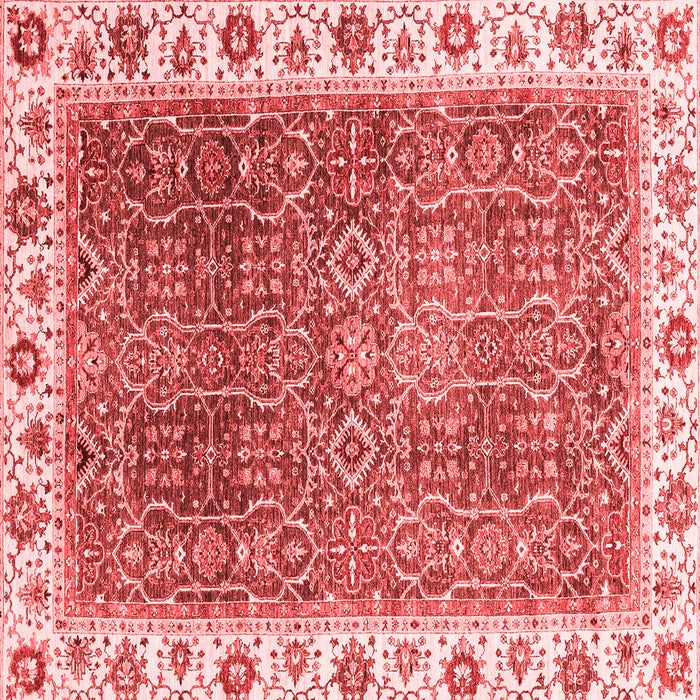 Abstract Red Modern Rug, abs3087red