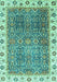 Abstract Turquoise Modern Rug, abs3087turq