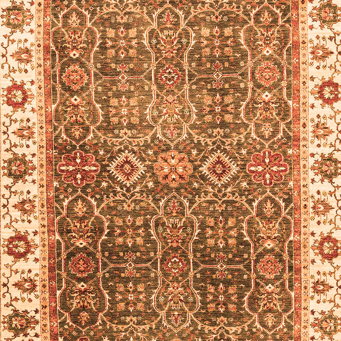 Machine Washable Abstract Orange Modern Area Rugs, wshabs3087org