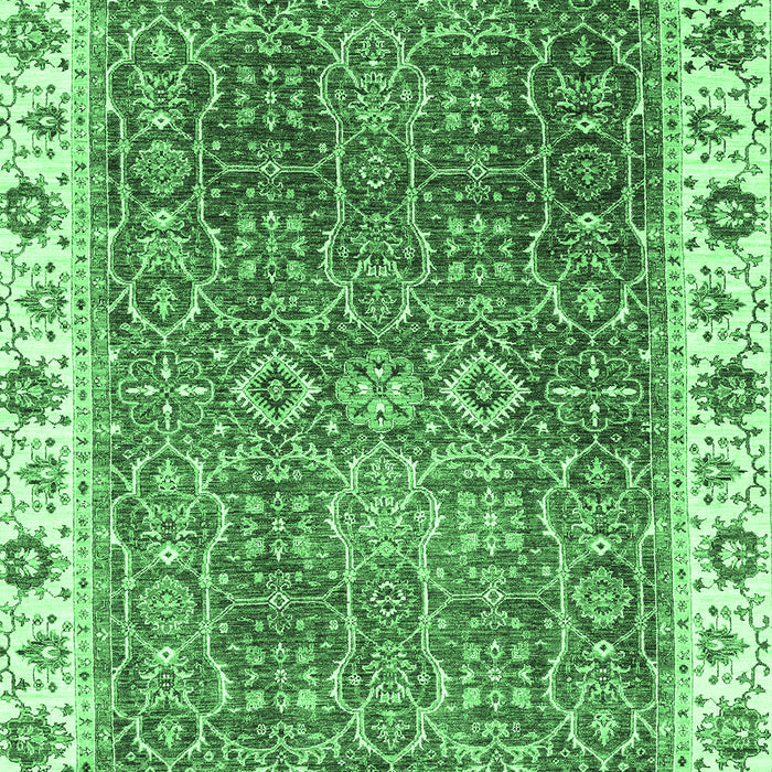 Machine Washable Abstract Emerald Green Modern Area Rugs, wshabs3087emgrn
