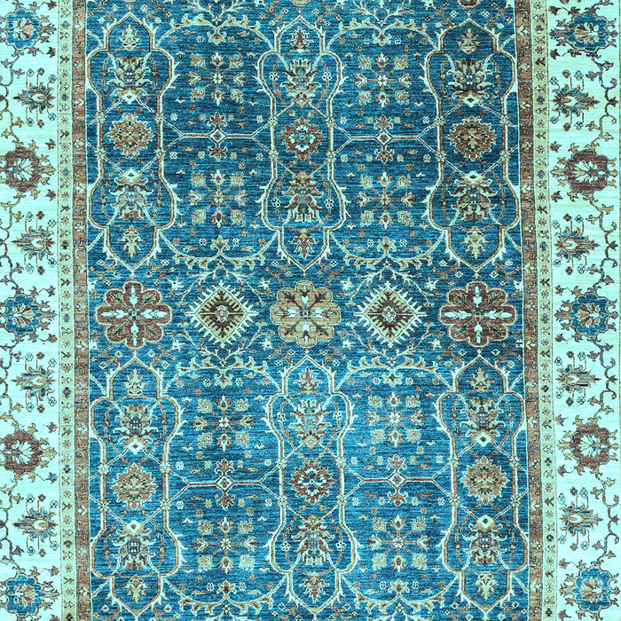 Abstract Light Blue Modern Rug, abs3087lblu