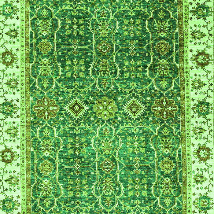 Machine Washable Abstract Green Modern Area Rugs, wshabs3087grn