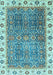 Machine Washable Abstract Light Blue Modern Rug, wshabs3087lblu