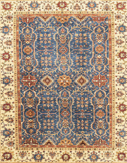 Abstract Yellow Modern Rug, abs3087