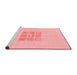 Modern Red Washable Rugs