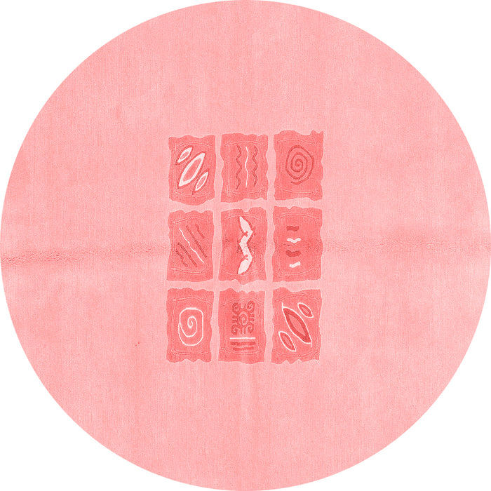 Abstract Red Modern Rug, abs3088red