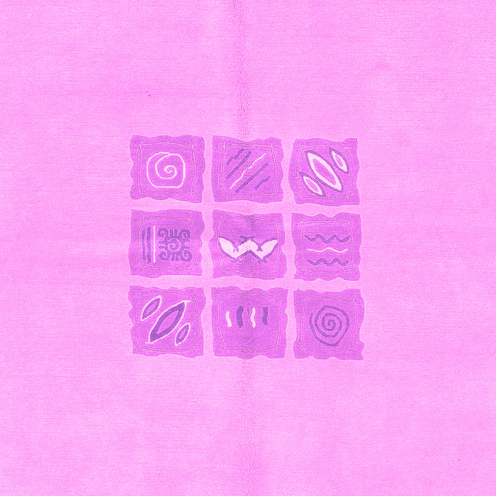 Machine Washable Abstract Pink Modern Rug, wshabs3088pnk