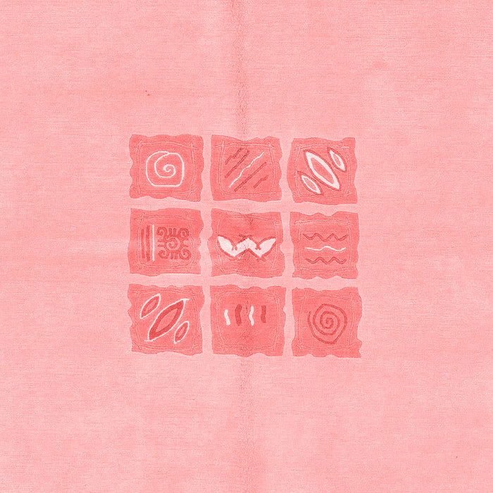 Abstract Red Modern Area Rugs