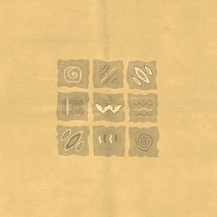 Machine Washable Abstract Brown Modern Rug, wshabs3088brn