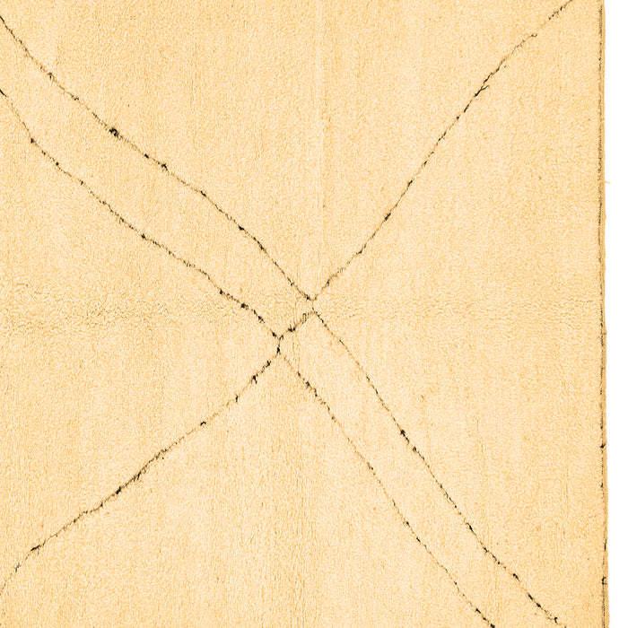 Square Solid Brown Modern Rug, abs3089brn