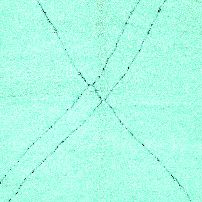 Solid Turquoise Modern Rug, abs3089turq