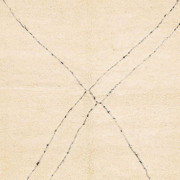 Machine Washable Abstract Navajo White Rug, wshabs3089