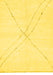 Solid Yellow Modern Rug, abs3089yw