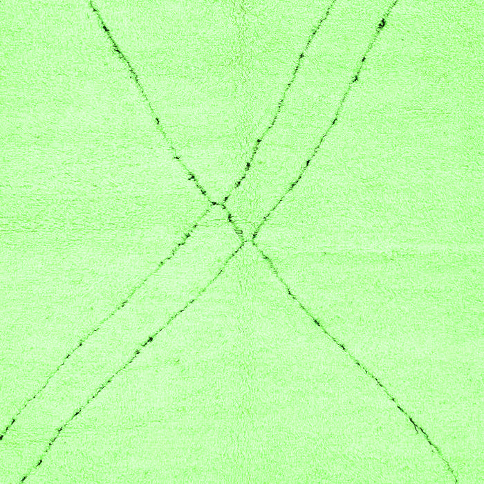 Machine Washable Solid Green Modern Area Rugs, wshabs3089grn
