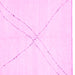 Square Solid Pink Modern Rug, abs3089pnk