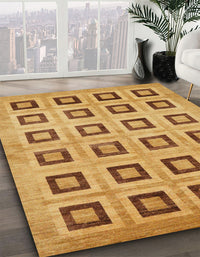 Abstract Sedona Brown Modern Rug, abs308