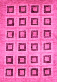 Abstract Pink Modern Rug, abs308pnk