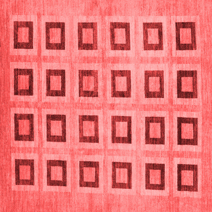 Machine Washable Abstract Red Modern Rug, wshabs308red