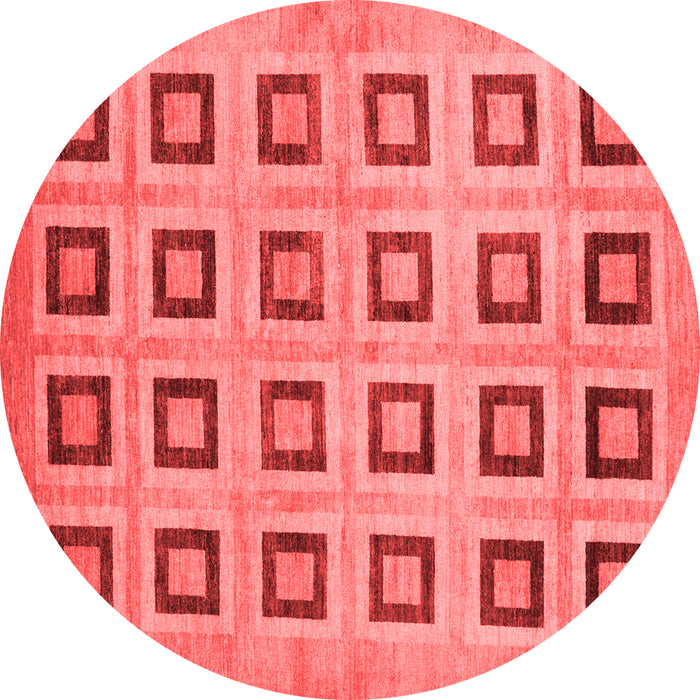 Machine Washable Abstract Red Modern Rug, wshabs308red