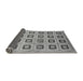 Sideview of Abstract Gray Modern Rug, abs308gry