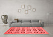 Modern Red Washable Rugs