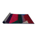 Sideview of Abstract Plum Purple Modern Rug, abs3090