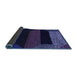 Sideview of Abstract Blue Modern Rug, abs3090blu