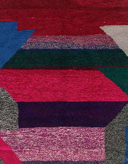 Abstract Plum Purple Modern Rug, abs3090