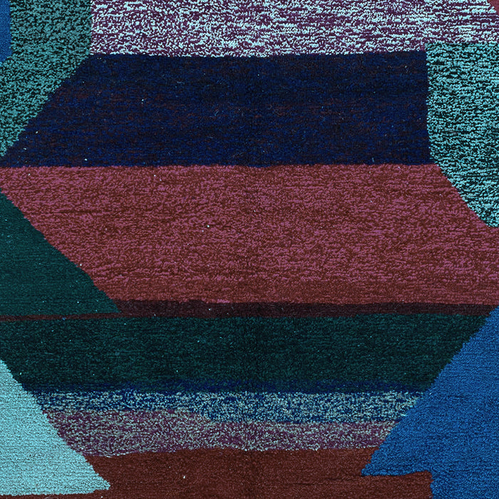 Machine Washable Abstract Light Blue Modern Rug, wshabs3090lblu