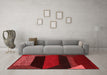 Modern Red Washable Rugs