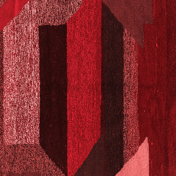 Abstract Red Modern Rug, abs3090red