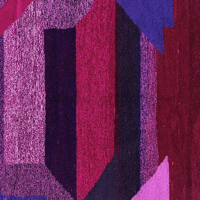 Square Machine Washable Abstract Pink Modern Rug, wshabs3090pnk