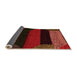 Sideview of Abstract Orange Modern Rug, abs3090org