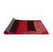 Abstract Red Modern Area Rugs